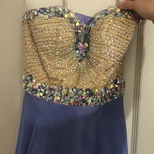 Periwinkle Sherri Hill Prom Dress